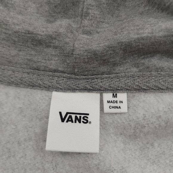 Vans Vine Half Zip Crop Hoodie Womens Medium Long Sleeve Embroidered Logo Cozy - Picture 10 of 11